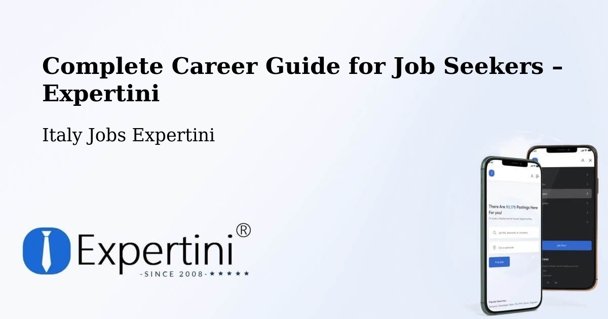 Career Guide for Job Seekers – Modugno - Modugno, Italy Jobs Expertini